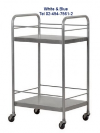 DT-22:รถเข็นเครื่องดื่ม 
Stainless Beverage trolley304 
size45x35x75cm.-AE40